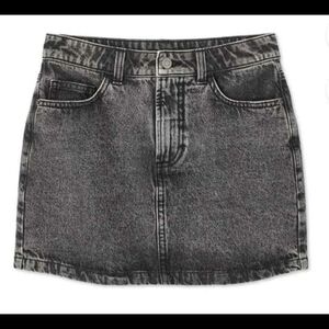 Classic Vintage Style Brand New Black Denim Skirt